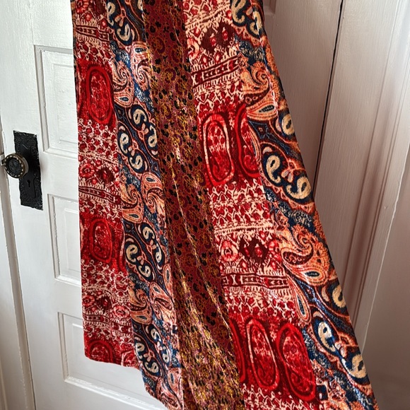 FREE PEOPLE HIGH ATLAS VELVET PANEL SKIRT - Picture 9 of 14